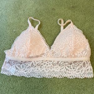 pink bralette